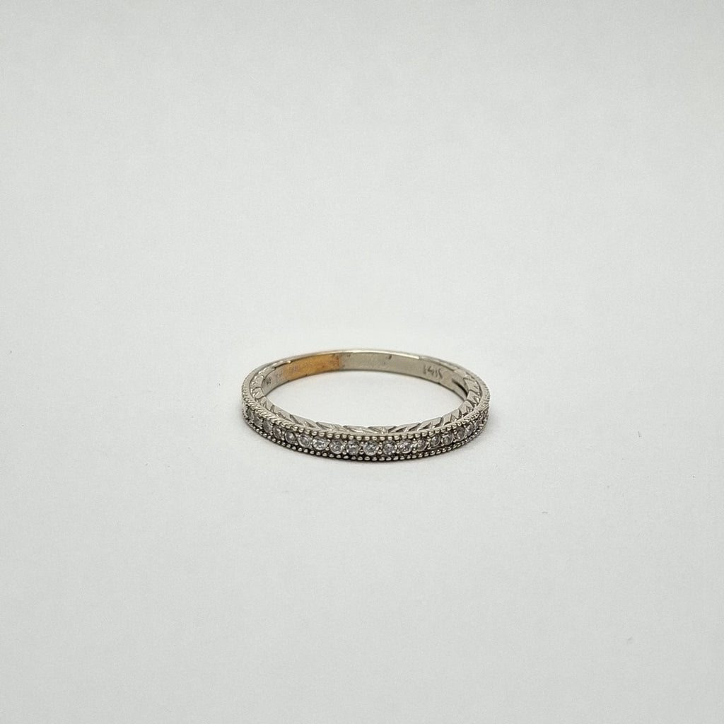 MEDIA CHURUMBELA ORO BLANCO 14 K 2,20 GRMS (SEMINUEVO)