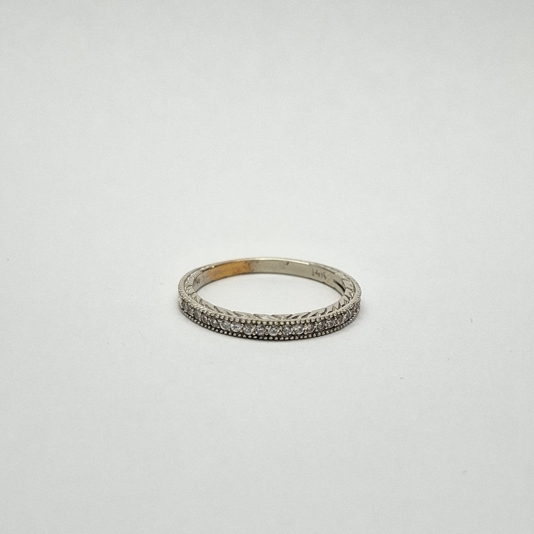 MEDIA CHURUMBELA ORO BLANCO 14 K 2,20 GRMS (SEMINUEVO)
