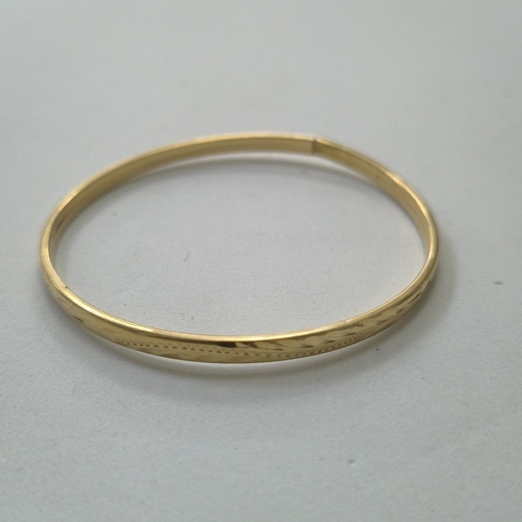 PULSERA RIGIDA ORO 10 K 4,80 GRMS (SEMINUEVO)