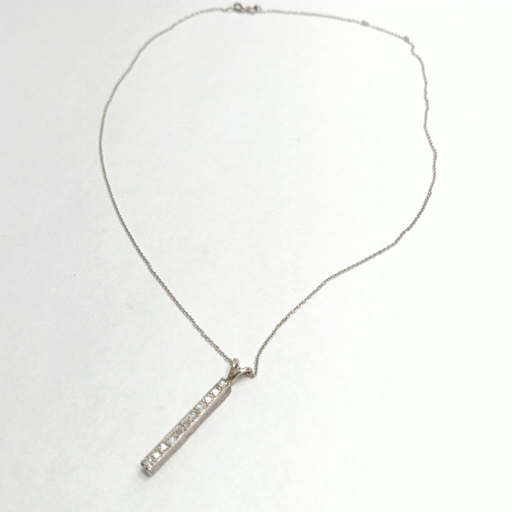 CADENA,DIJE ORO BLANCO 14 K 2,20 GRMS (SEMINUEVO)