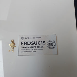DIJE ORO, ORO COMBINADO 14 K 1.6 GRMS (SEMINUEVO)