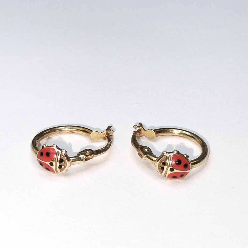 ARETES PAR ORO 14 K 1.3 GRMS (SEMINUEVO)