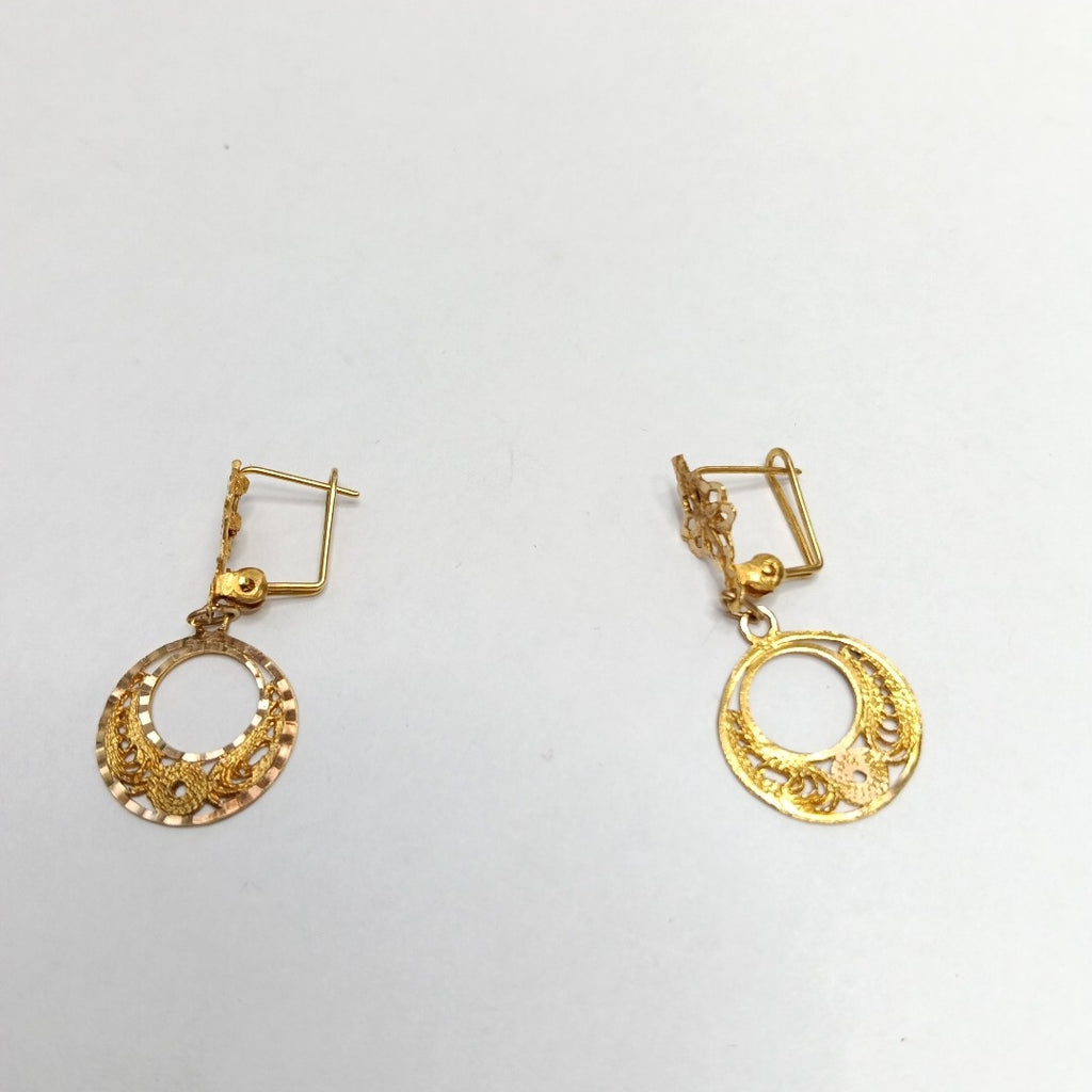 ARETES PAR ORO 8 K 2,40 GRMS (SEMINUEVO)