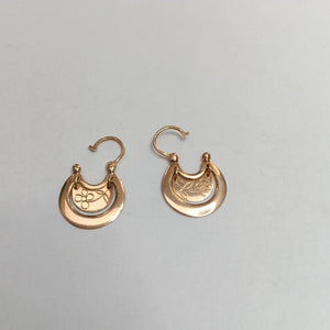 ARETES PAR ORO 10 K 2,10 GRMS (SEMINUEVO)