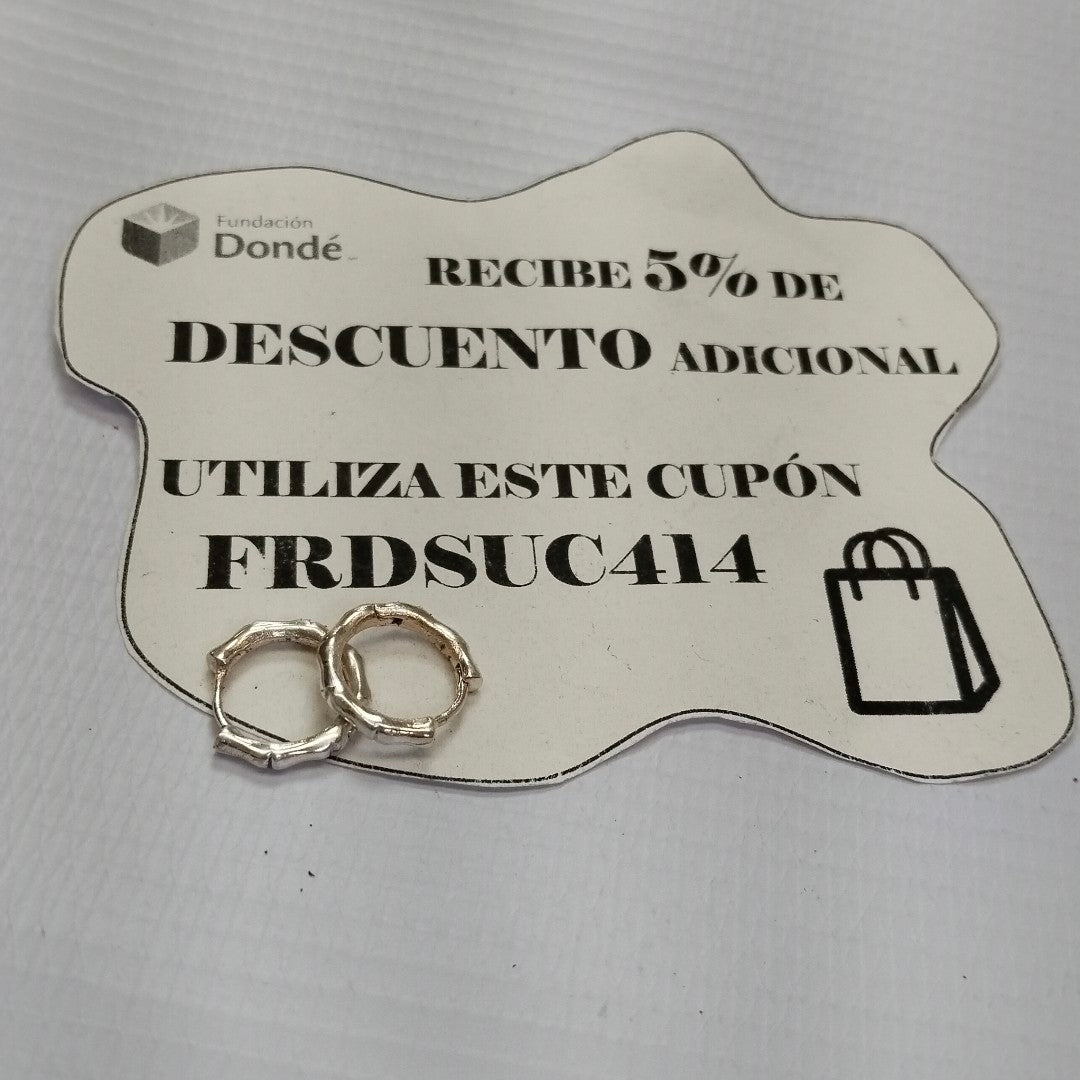 ARRACADAS ESPECIAL PLATA .925 3 GR (NUEVO)