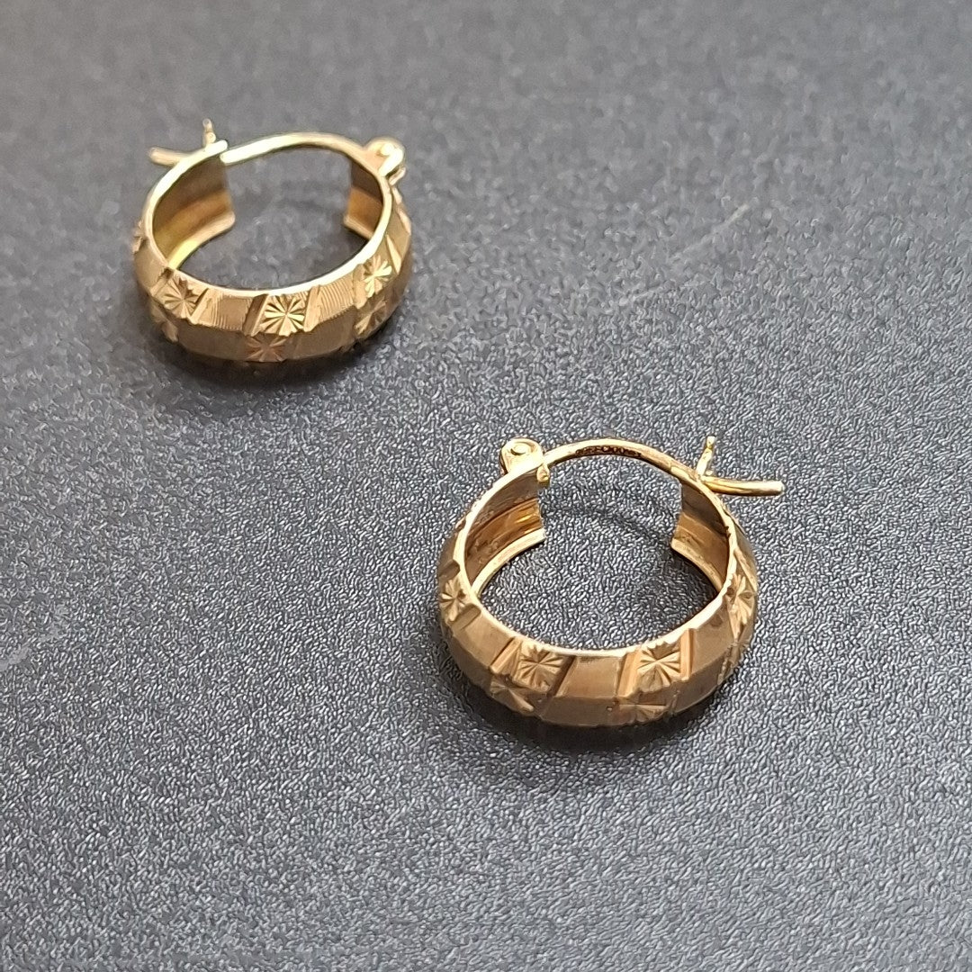 ARETES PAR ORO 10 K 1.6 GRMS (SEMINUEVO)