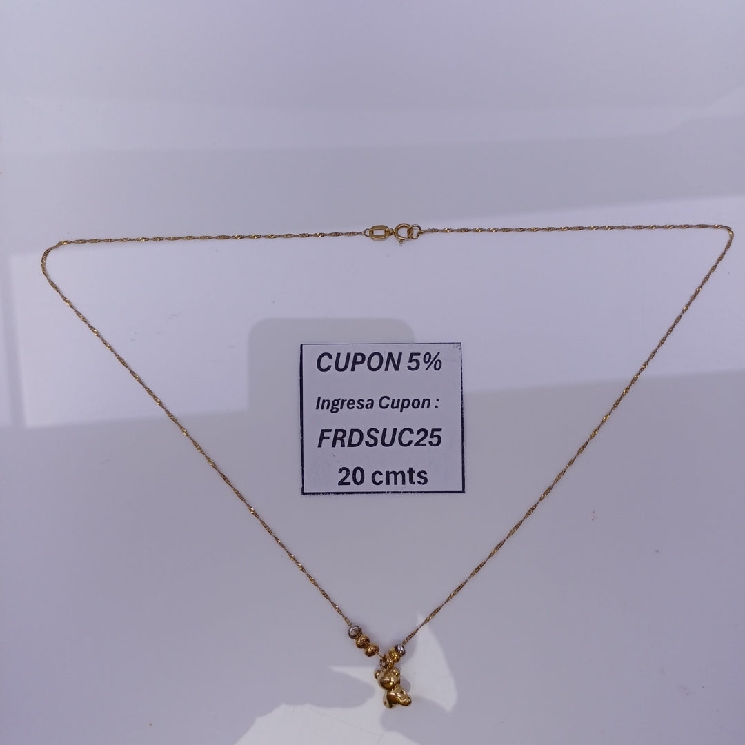 GARGANTILLA ORO 14 K 1.4 GRMS (SEMINUEVO)