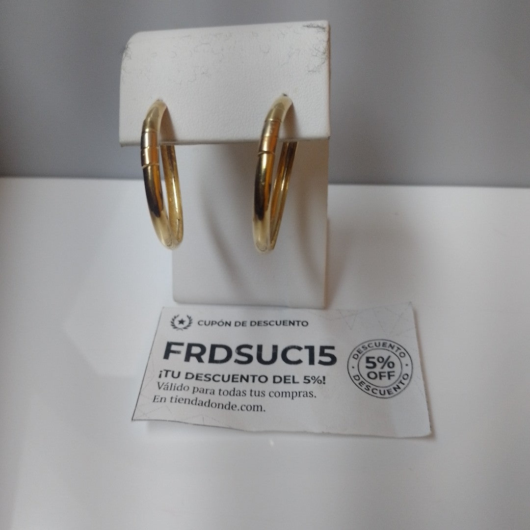ARRACADAS PAR ORO 14 K 5.4 GRMS (SEMINUEVO)