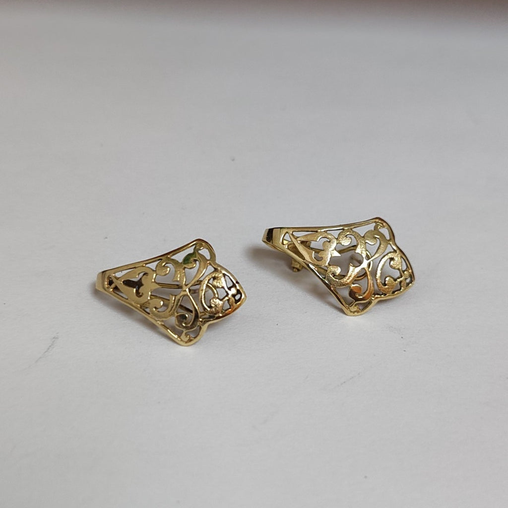 ARETES PAR ORO 14 K 3,20 GRMS (SEMINUEVO)