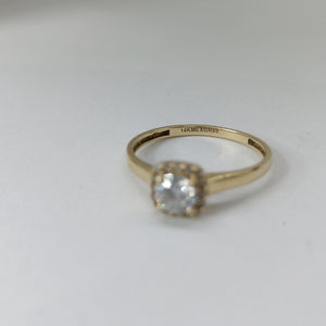 SOLITARIO ORO 14 K 1.9 GRMS (SEMINUEVO)