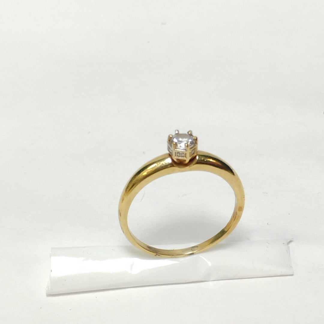 SOLITARIO ORO 14 K 3.4 GRMS (SEMINUEVO)