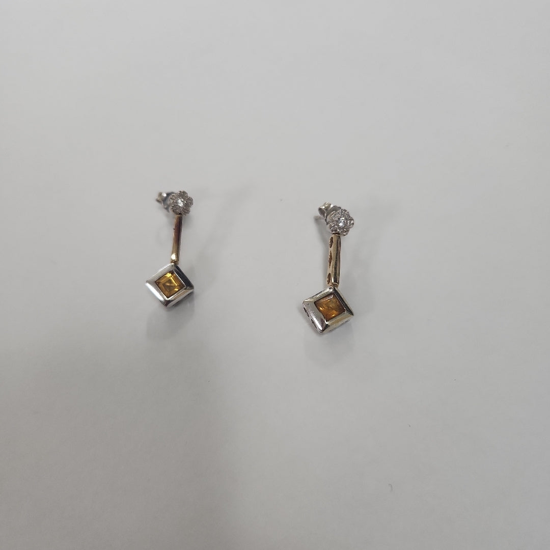 BROQUELES PAR ORO 14 K 4,90 GRMS (SEMINUEVO)