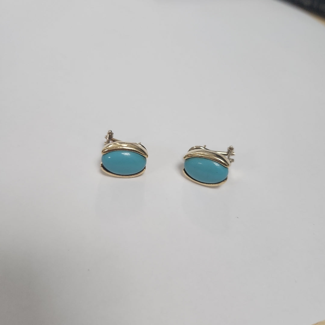 ARETES PAR ORO 14 K 7,80 GRMS (SEMINUEVO)