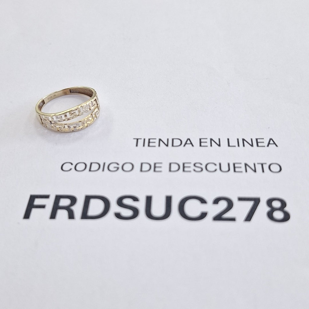 ANILLO ORO 10 K 1.2 GRMS (SEMINUEVO)