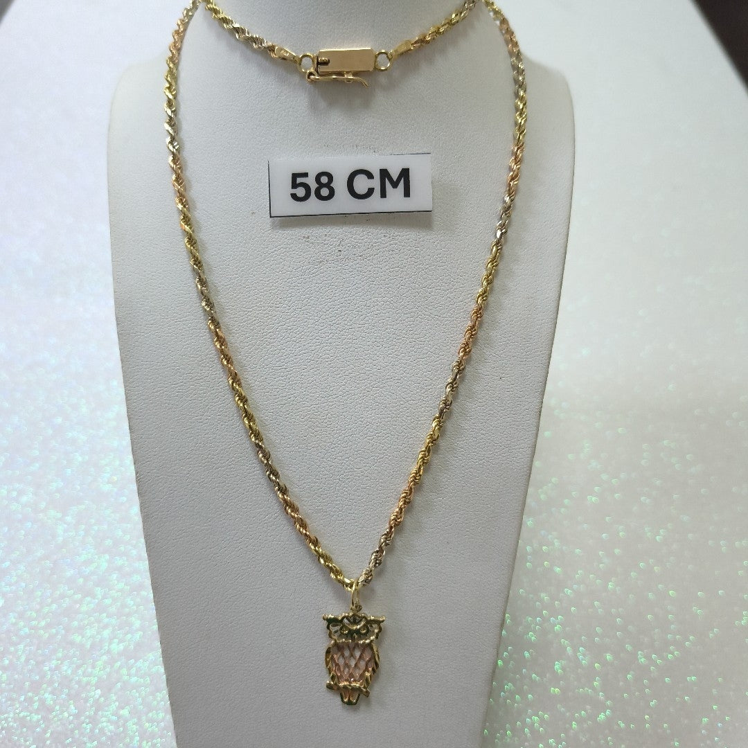 CADENA, DIJE ORO 14 K 16.6 GRMS (SEMINUEVO)