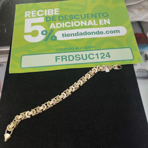 PULSERAS CABALLERO ORO 10K 13.8 (NUEVO)