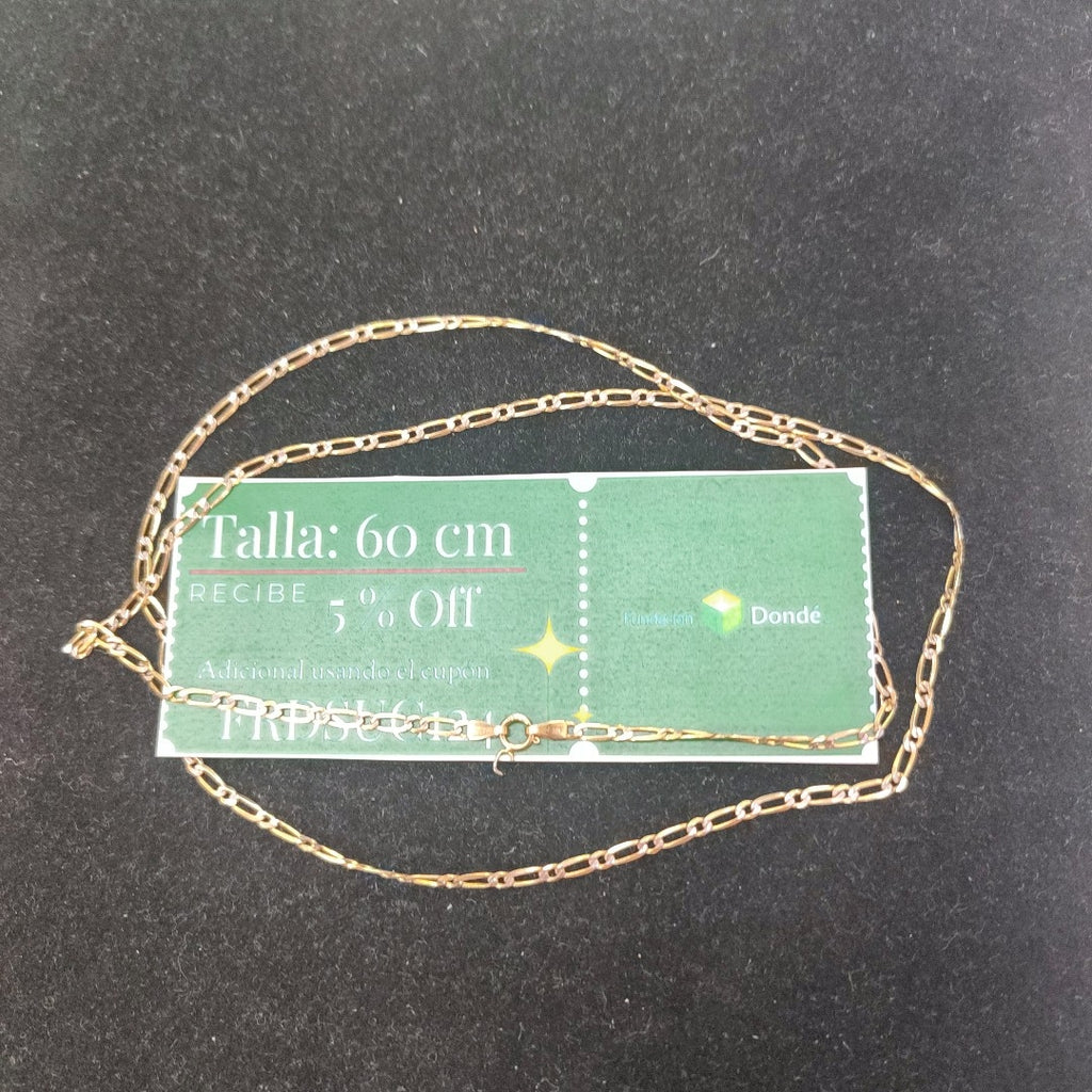 CADENA ORO 14 K 4.8 GRMS (SEMINUEVO)