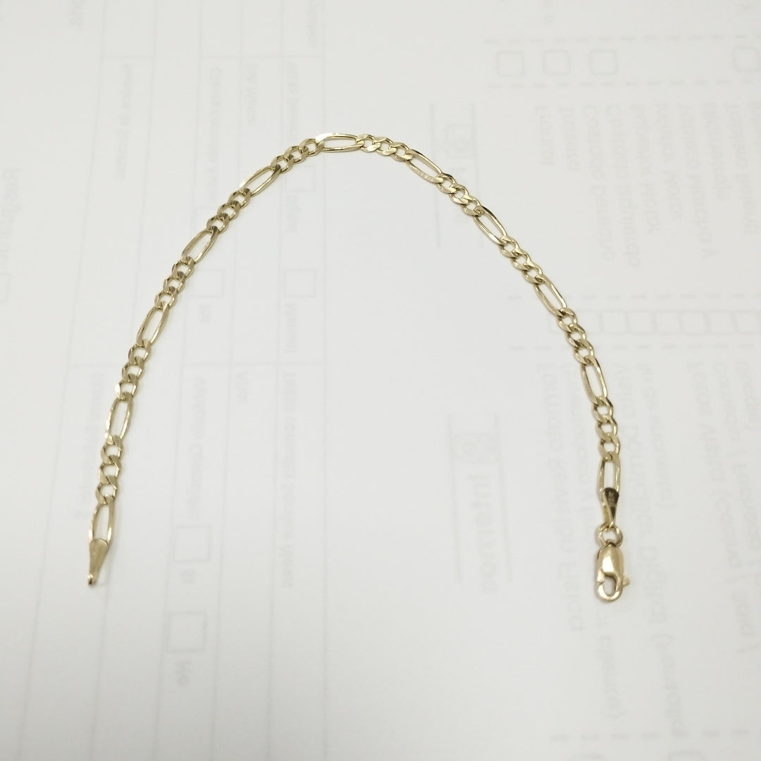 PULSERAS 3X1 ORO 14K 18 CM 2.9 GR (NUEVO)