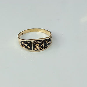 ANILLO DE GRADUACIÓN ORO 8 K 0.8 GRMS (SEMINUEVO)