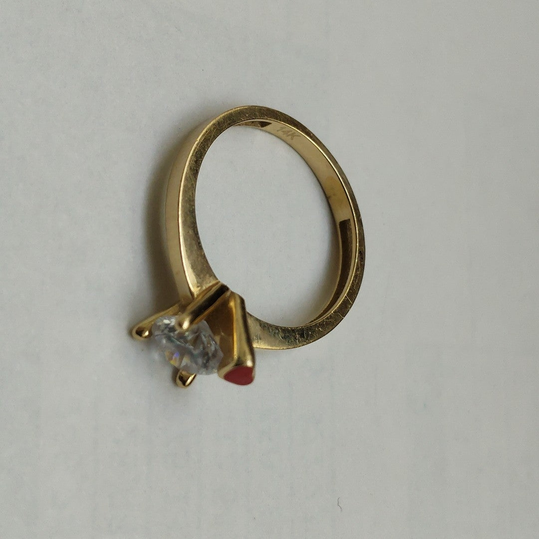 SOLITARIO ORO 14 K 2.3 GRMS (SEMINUEVO)