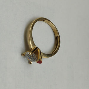 SOLITARIO ORO 14 K 2.3 GRMS (SEMINUEVO)
