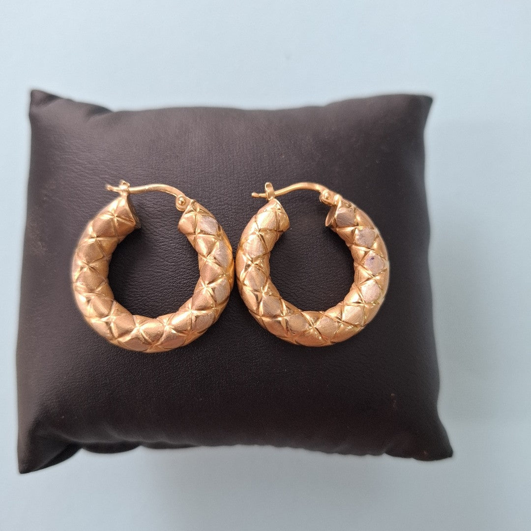 ARRACADAS PAR ORO 14 K 4,90 GRMS (SEMINUEVO)
