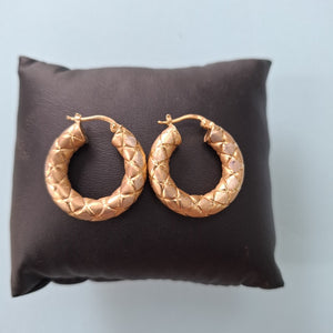 ARRACADAS PAR ORO 14 K 4,90 GRMS (SEMINUEVO)