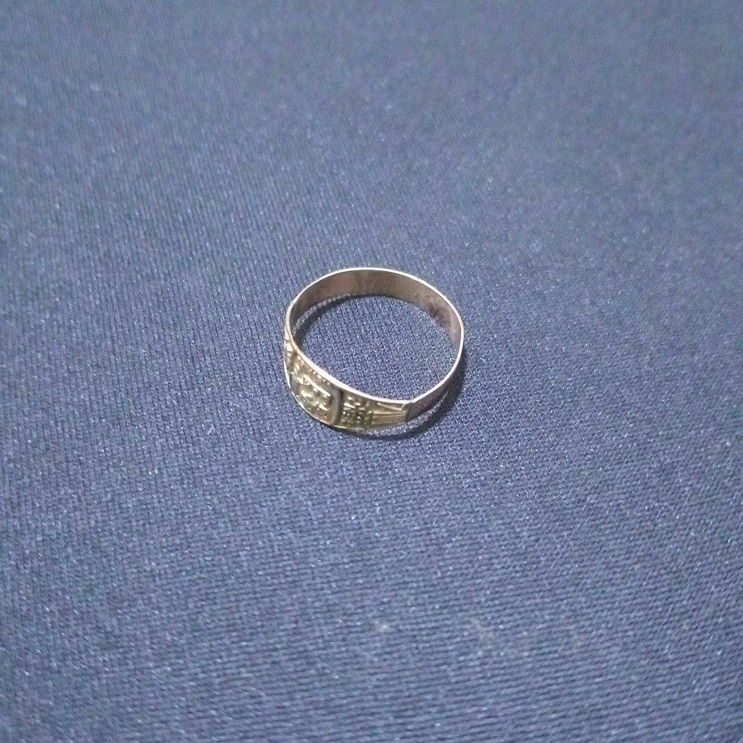 ANILLO DE GRADUACIÓN ORO 10 K 1,00 GRMS (SEMINUEVO)