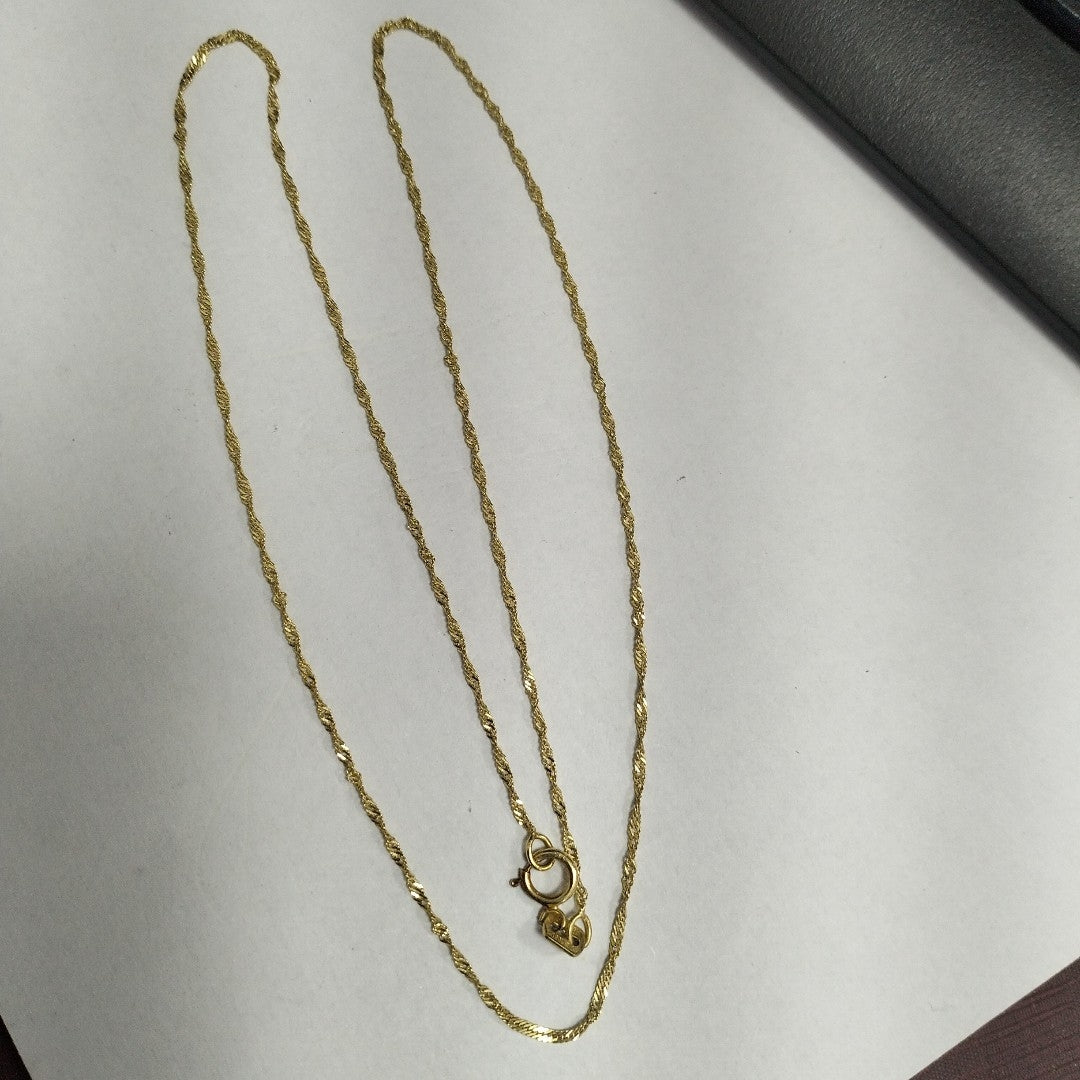 CADENA ORO 14 K 1.2 GRMS (SEMINUEVO)