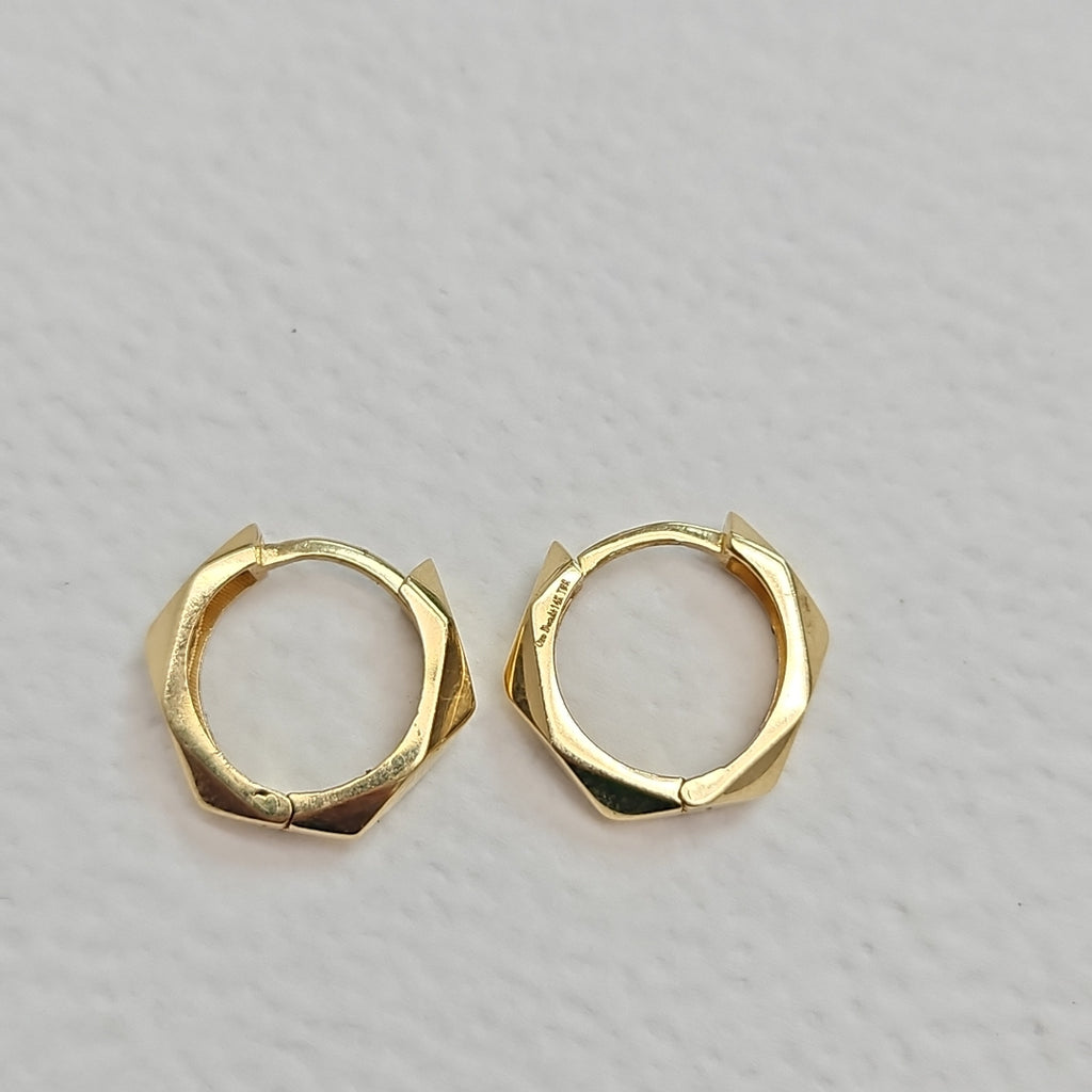 ARRACADAS PAR ORO 14 K 2 GRMS (SEMINUEVO)
