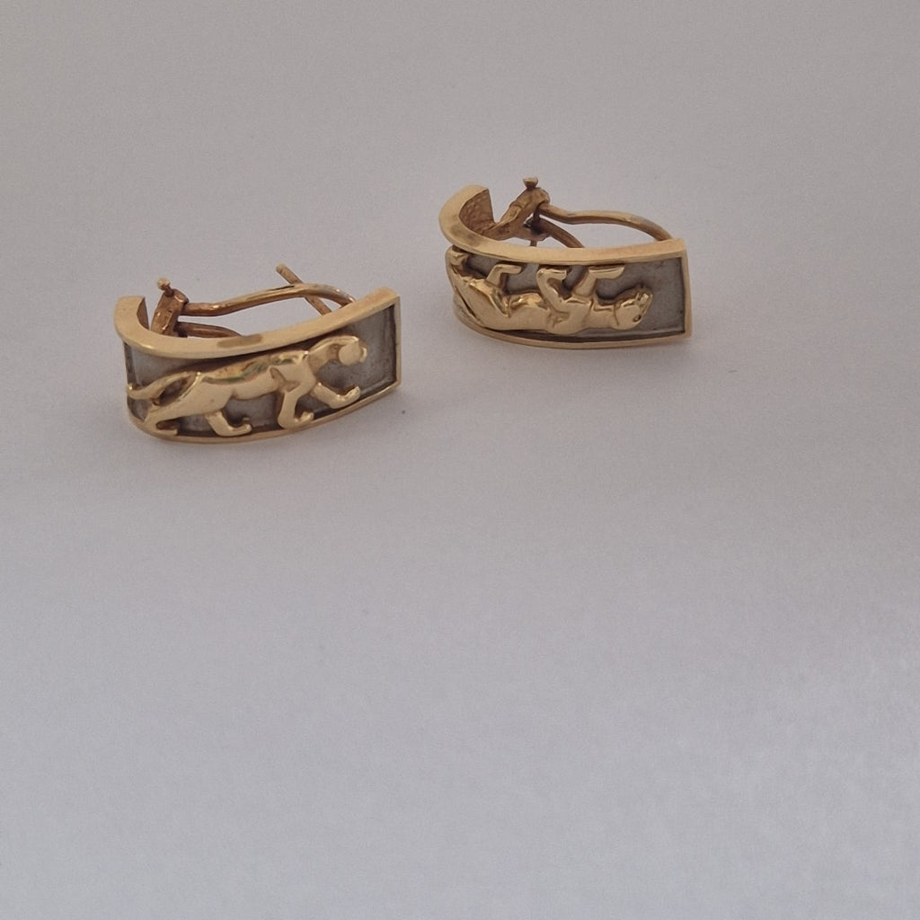 ARRACADAS PAR ORO 14 K 10,70 GRMS (SEMINUEVO)