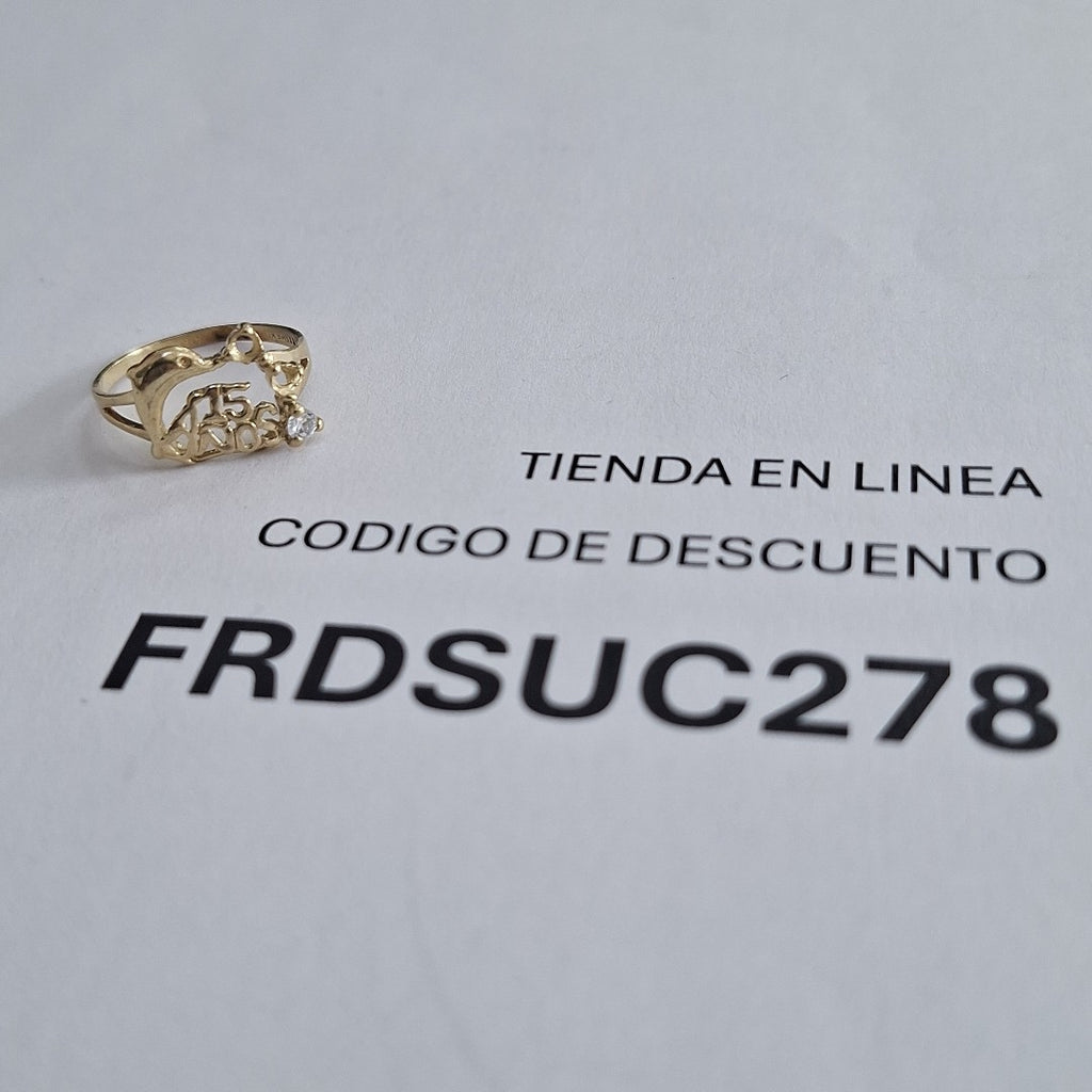 ANILLO ORO 10 K 1.6 GRMS (SEMINUEVO)