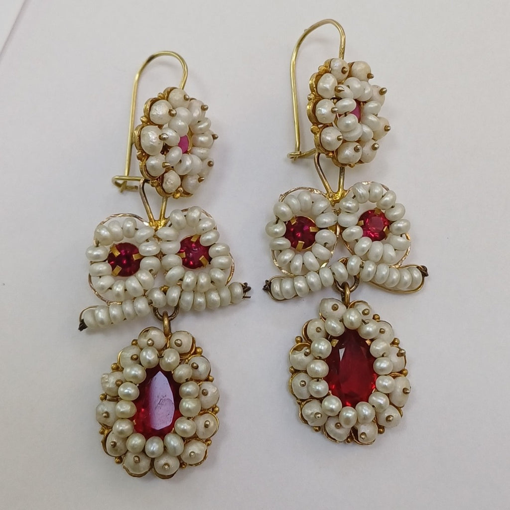 ARETES PAR ORO 8 K 18,00 GRMS (SEMINUEVO)