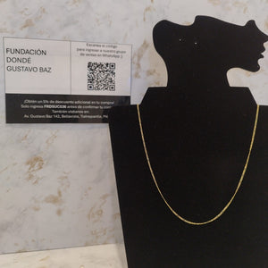 CADENA ORO 14 K 1.1 GRMS (SEMINUEVO)