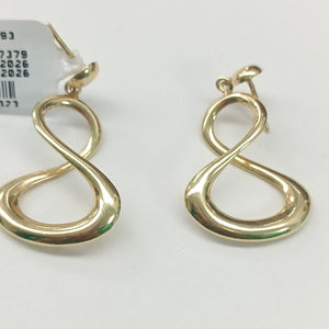 ARETES PAR ORO 14 K 4,00 GRMS (SEMINUEVO)