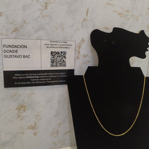CADENA ORO 14 K 4.2 GRMS (SEMINUEVO)