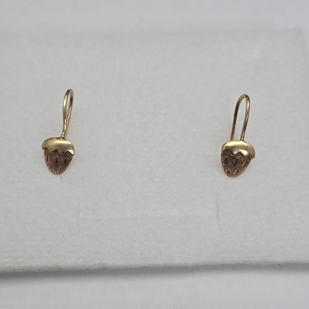 ARETES PAR ORO 14 K 1 GRMS (SEMINUEVO)