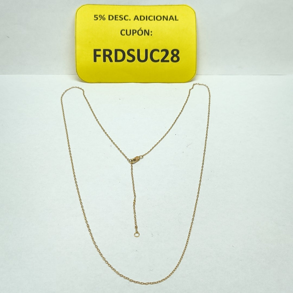 CADENA ORO 14 K 1,80 GRMS (SEMINUEVO)