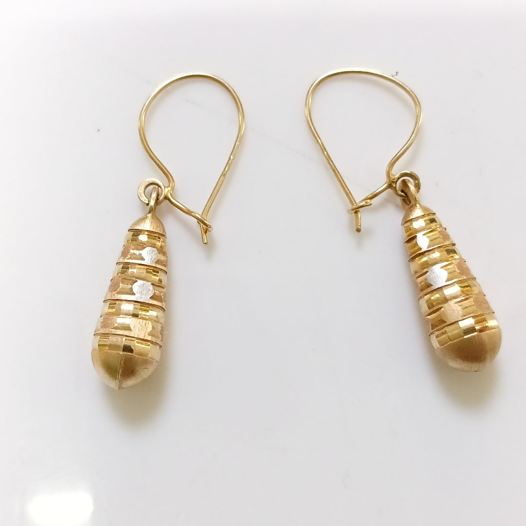 ARETES PAR ORO 10 K 2 GRMS (SEMINUEVO)