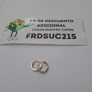 ARRACADAS PAR ORO 10 K 1,10 GRMS (SEMINUEVO)