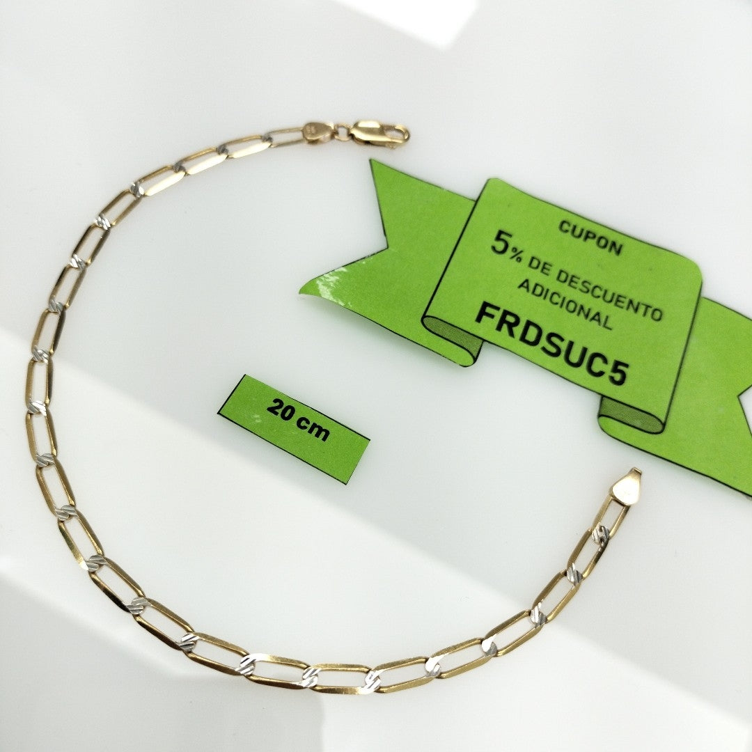 PULSERA ORO 14 K 3.7 GRMS (SEMINUEVO)