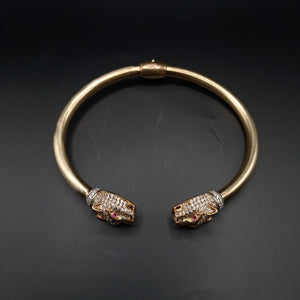 PULSERA RIGIDA ORO 14 K 10.9 GRMS (SEMINUEVO)