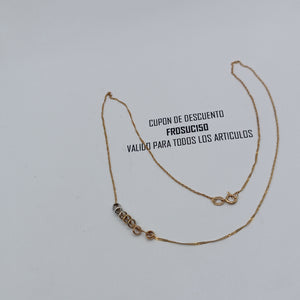 CADENA ORO 14 K 1,00 GRMS (SEMINUEVO)