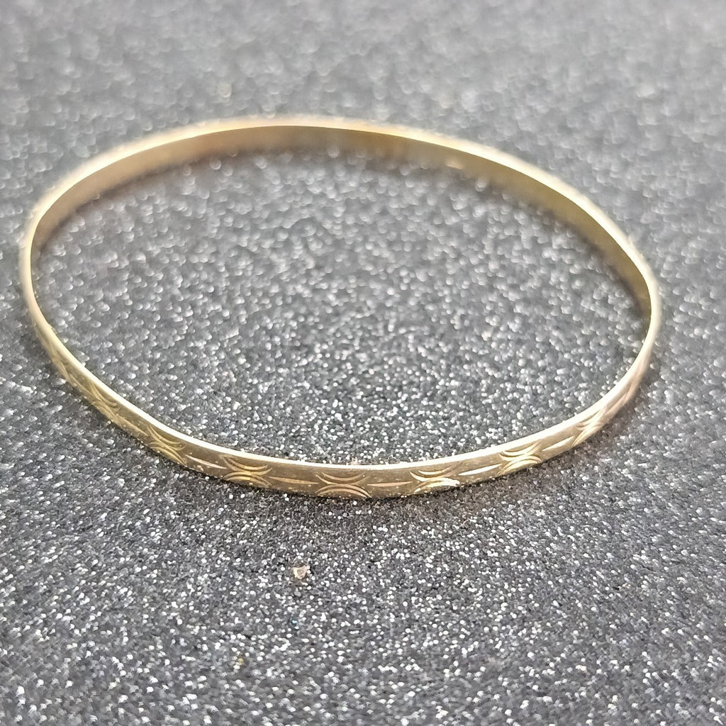 PULSERA RIGIDA ORO 14 K 5.5 GRMS (SEMINUEVO)