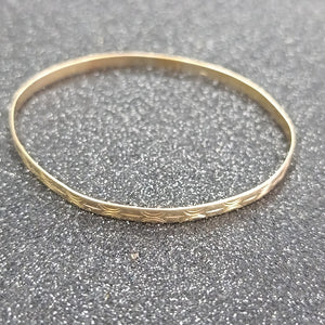 PULSERA RIGIDA ORO 14 K 5.5 GRMS (SEMINUEVO)