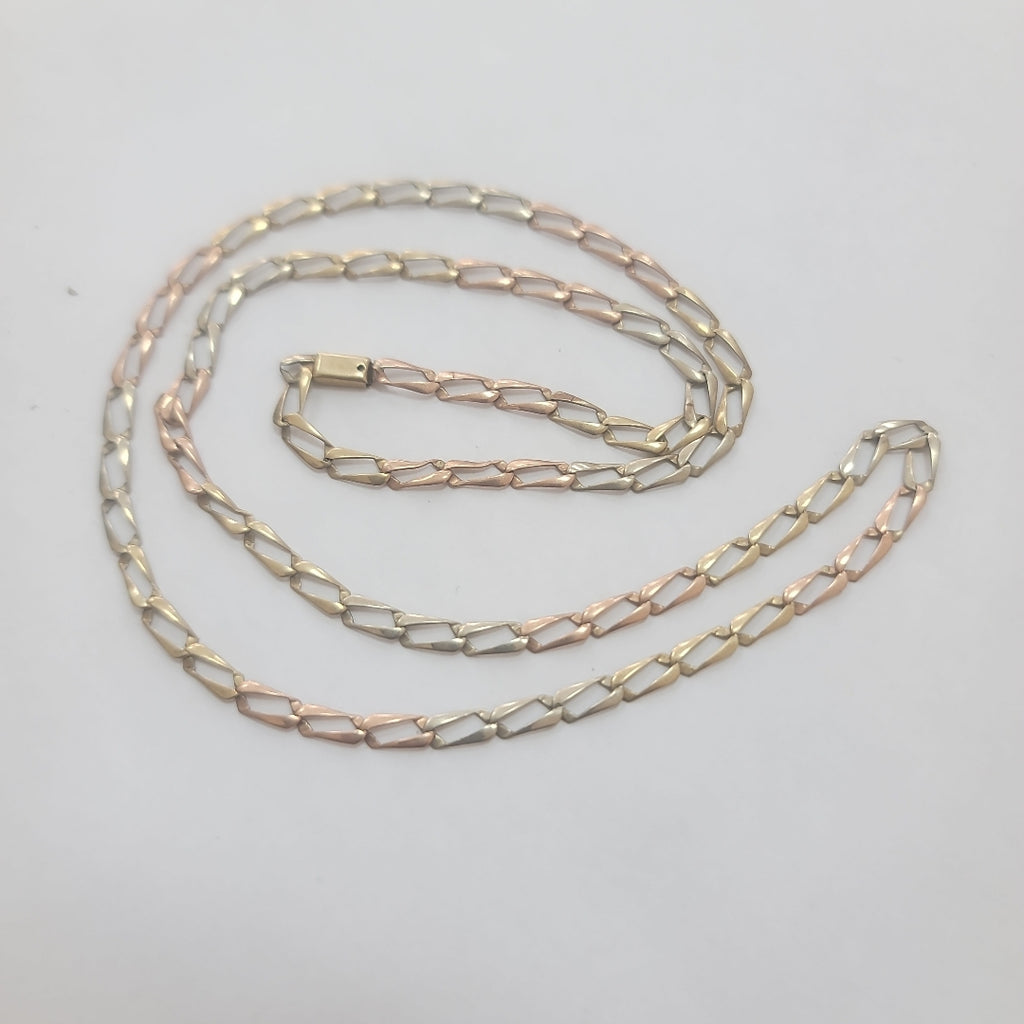 CADENA ORO, ORO COMBINADO 10 K 9.3 GRMS (SEMINUEVO)