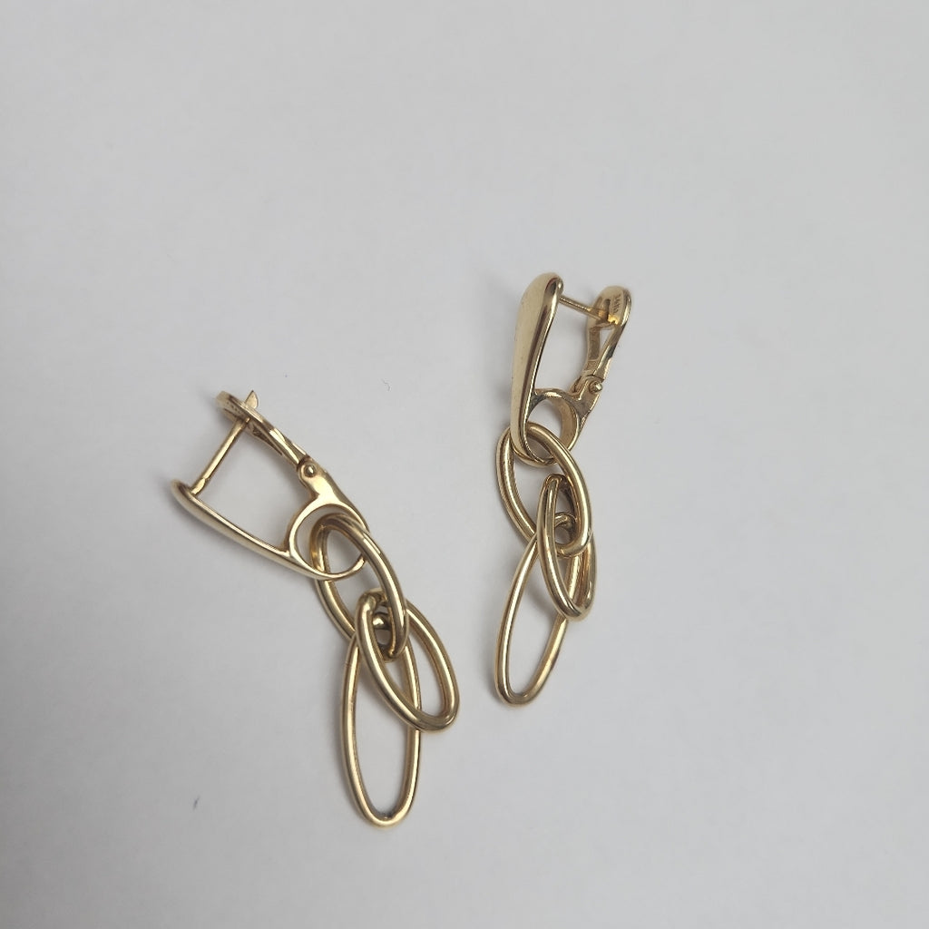 ARETES PAR ORO 14 K 4,60 GRMS (SEMINUEVO)
