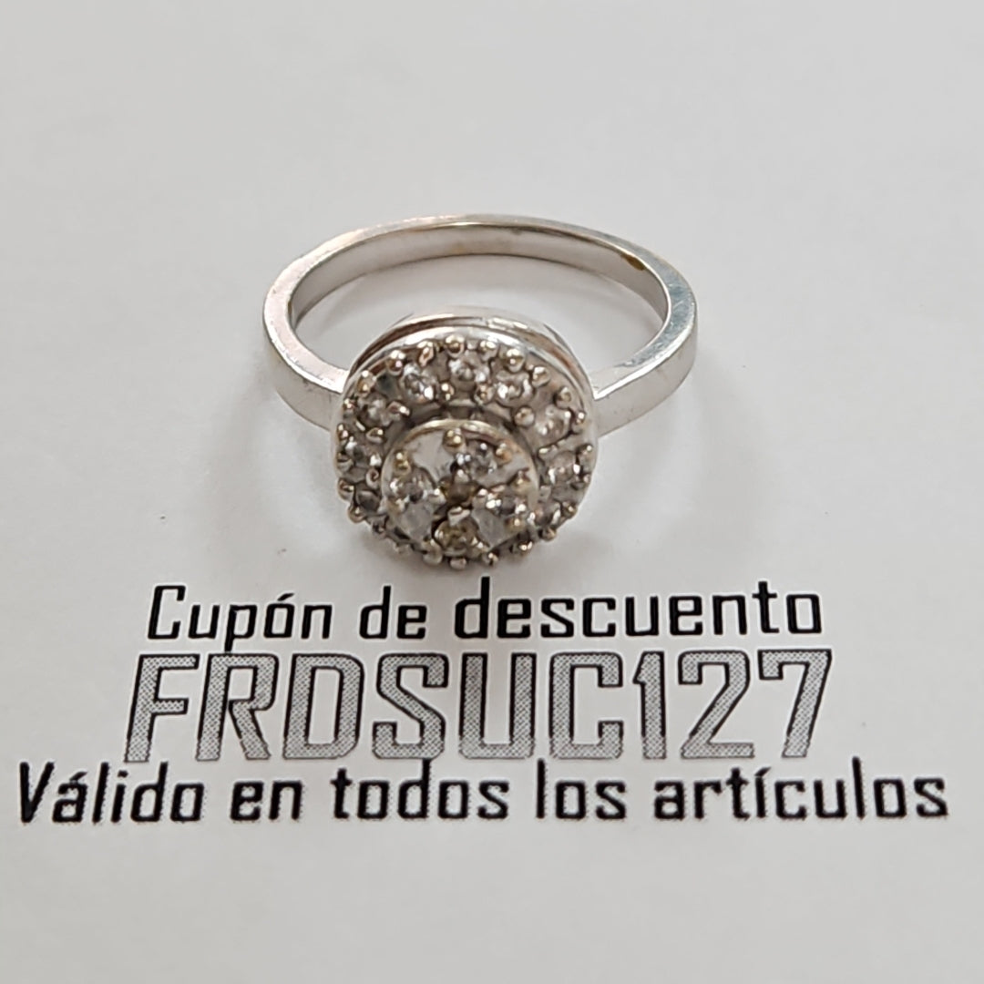 ANILLITO ORO BLANCO 14 K 4.9 GRMS (SEMINUEVO)