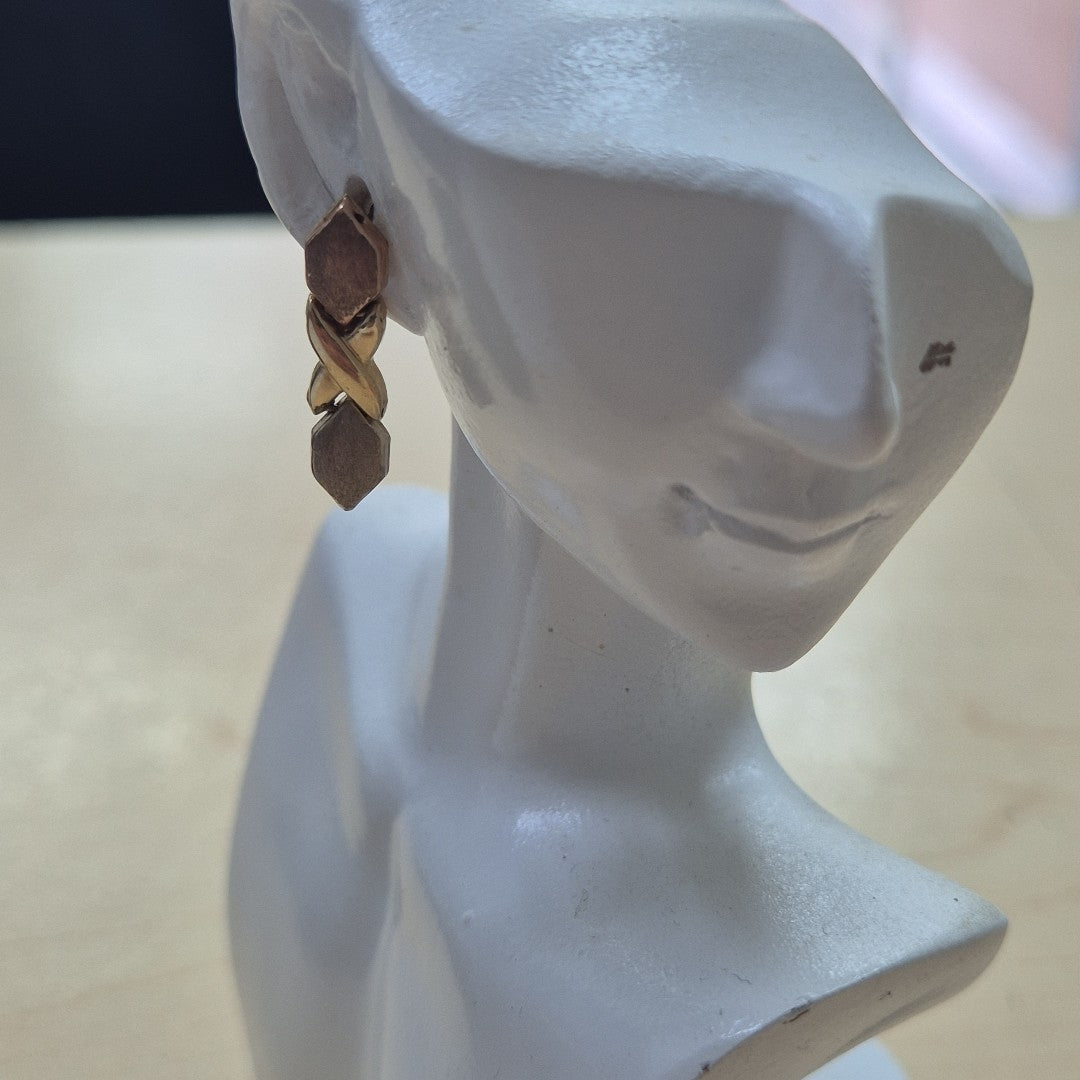 ARETES PAR ORO 10 K 1,60 GRMS (SEMINUEVO)