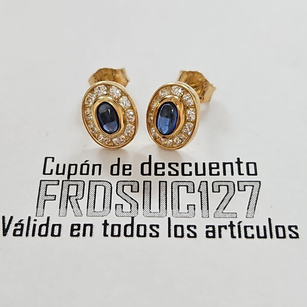 BROQUELES PAR ORO 14 K 2.5 GRMS (SEMINUEVO)
